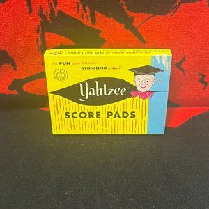 Yahtzee Score Pads. Vintage. 1956 Copyright.